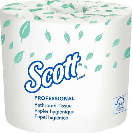 Scott Essential 13607 Toilet Paper, 2 Ply, 20 x 550 per Case #KC013607000