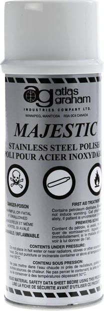 MAJESTIC Stainless Steel Aerosol Polish #AG040816000