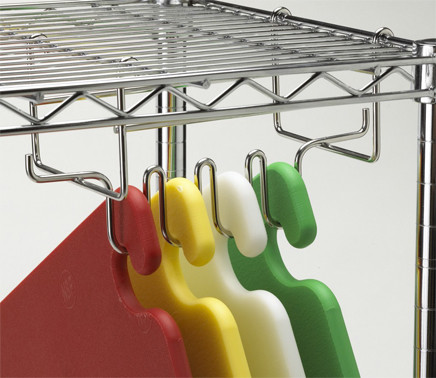 Shelf-mounting hanging rack for cutting boards #AL0CNCRK000