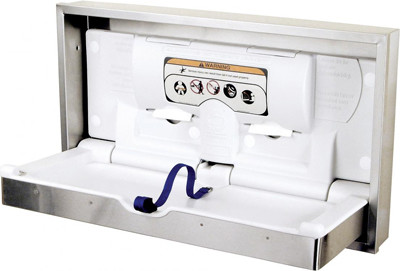 Clad Stainless Steel Diaper Changing Station #FD100SSCSM0