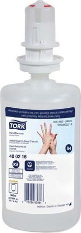 Désinfectant mousse pour mains avec alcool Tork Premium #SC400216000