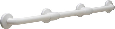 Bariatric Vinyl-Coated Grab Bar with Reinforced Flanges #BO980616360