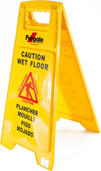 Trilingual Caution Wet Floor Sign #AG00J129000