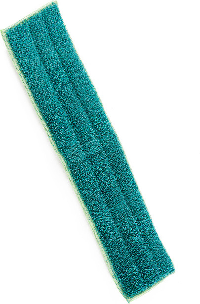 Tampon plat en microfibres vert pour nettoyage humide #AG000616000