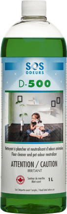 D-500 cleaner and odour neutralizer #SO00D500121