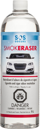 Neutralisant d’odeurs de fumée pour la voiture SmokEraser #SO0006144.0