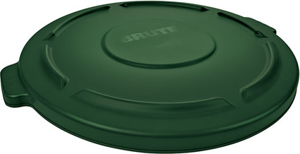 2619 BRUTE Flat Lid for 20 Gal Round Waste Containers #RB261960VER