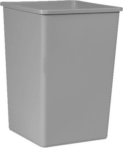 3958 UNTOUCHABLE Square Waste Container 35 gal #RB003958GRI