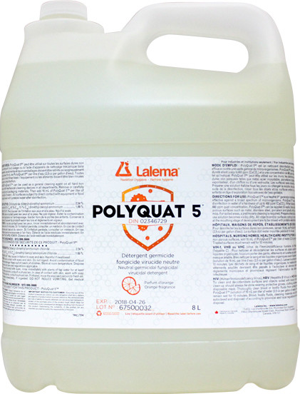 POLYQUAT 5 Neutral Bactericidal, Fungicidal, and Virucidal Detergent #LM0067508.0