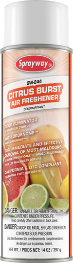 Citrus Burst Deodorizer and Air Freshener #SW002440000