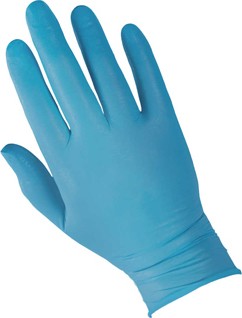 Gants bleus en nitrile sans poudre, Kleenguard G10 Flex #KC038519000