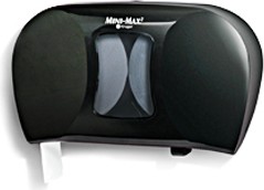 Mini-Max Jumbo Bathroom Tissue Dispenser, Smoke Grey #KR009669000