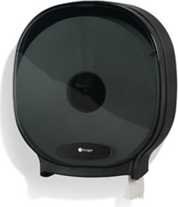 Jumbo Bathroom Tissue Dispenser, Black #KR009692000