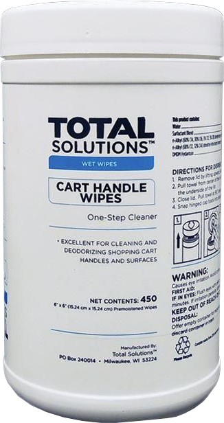 Cart Handle Wipes TOTAL SOLUTIONS #WH001574CH0