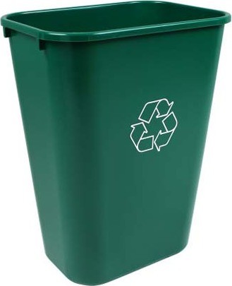 Recycling Wastebasket BILLI BOX, 10 gal #BU102338000