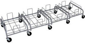Quatuor Steel Dolly for Containers Waste Watcher XL #BU103869000