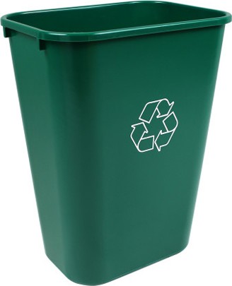 Contenant de recyclage et de déchets, 10,25 gal #BU100629000