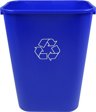 Contenant de recyclage bleu, 12 / paquet #BU101422000
