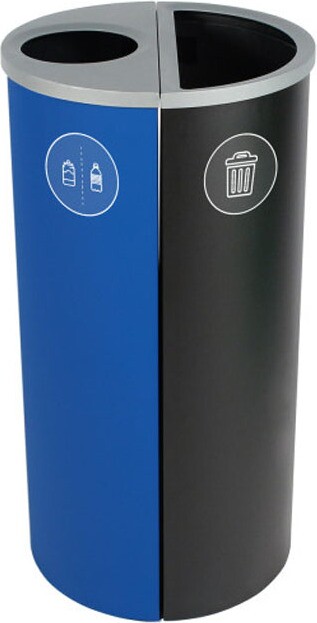 SPECTRUM Poubelle pour le recyclage des canettes et bouteilles 16 gal #BU101176000