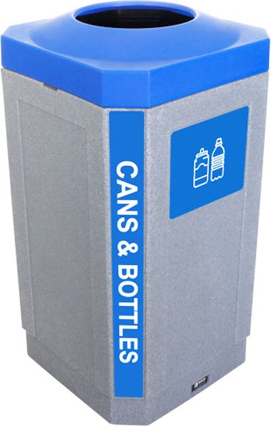 OCTO Poubelle pour le recyclage 32 gal #BU104451000