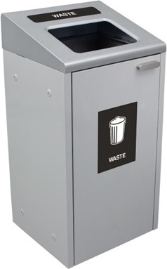 Single Container For Waste Grey IKONA 24 gal #BU104426000