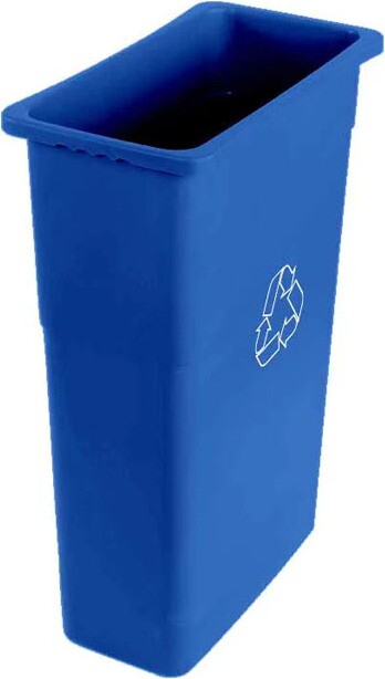 Poubelle de recyclage étroite 23 gallons #GL009513BLE