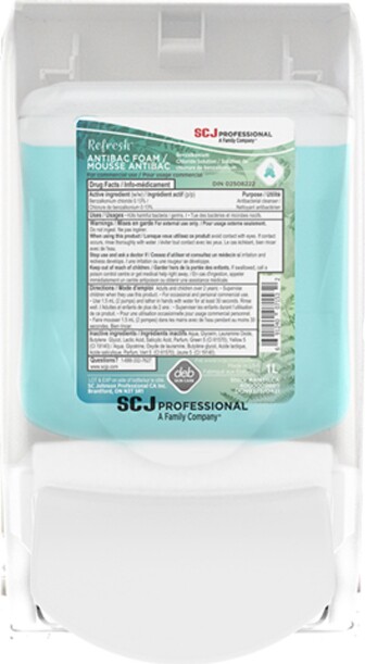 ANT1LDSCA AntiBac Distributeur manuel de savon à mains mousse #DBANT1LDSCA