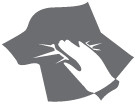 Chiffons de tissus