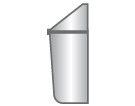 Wall Mounted Waste Receptacle
