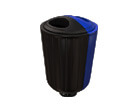 Recycling stations 2 compartments