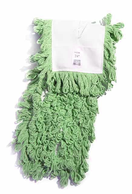 Looped Dry Dust Mop Hi-Dur, Green #CA010733VER