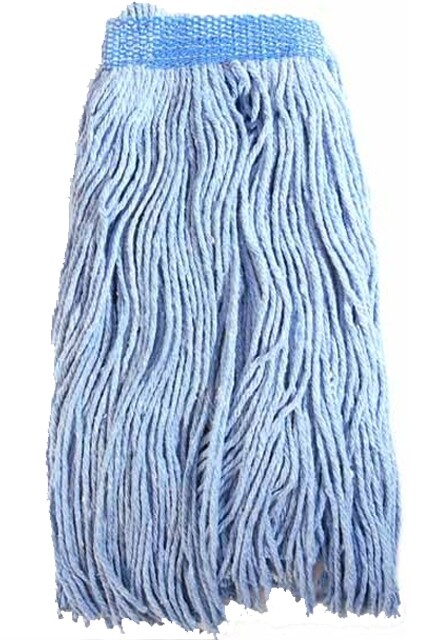 Synthetic Mop, Cut-End,  Narrow Band, Blue #CA001710BLE