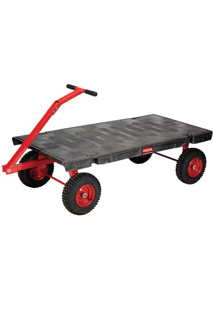 Chariot à plateforme avec poignée de traction Rubbermaid 4479 #RB004479000