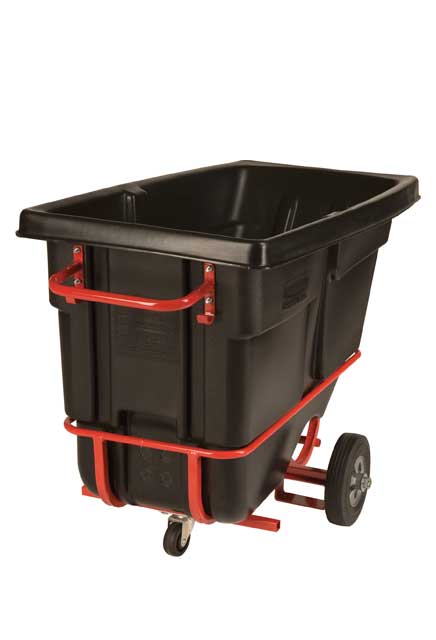Chariot à bascule adaptable pour chariot élévateur 1/2 verge cube Rubbermaid 1305-42 #RB130542NOI