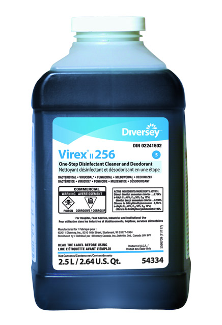 Nettoyant désinfectant quaternaire Virex II 256 #JH054334000