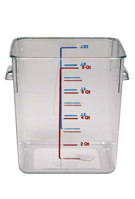 Boîtes carrées en polycarbonate pour l'entreposage #RB202097700