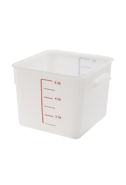 Boîtes carrées en polyéthylène pour l'entreposage #RB009F05BLA