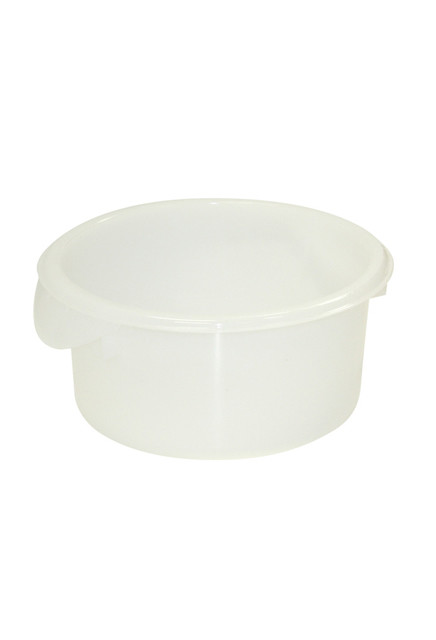 White Round Food Storage Container #RB005720BLA