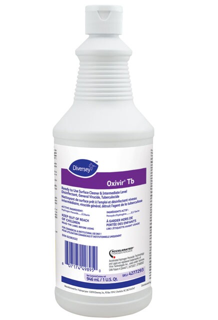 OXIVIR TB Désinfectant avec peroxyde d'hydrogène prêt à l'emploi #JH427729300