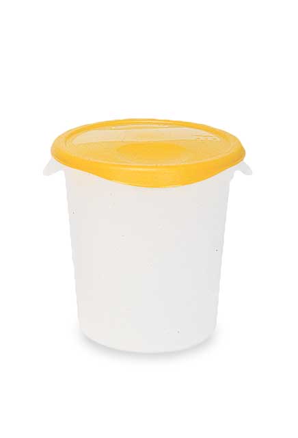 White Round Food Storage Container #RB005727BLA