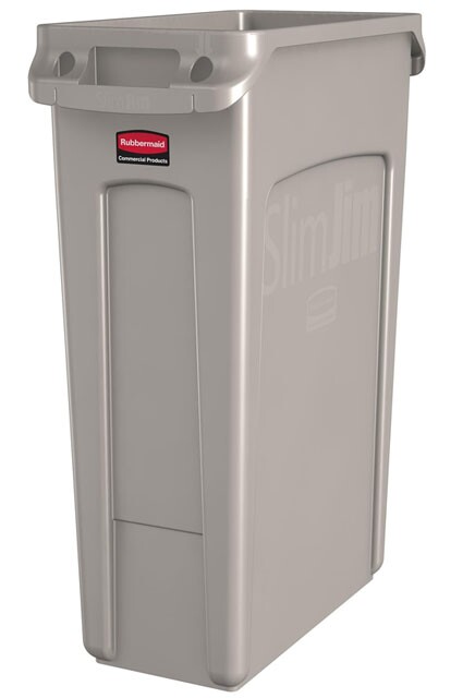 SLIM JIM Poubelles avec canaux de ventilation 23 gal #RB354060BEI