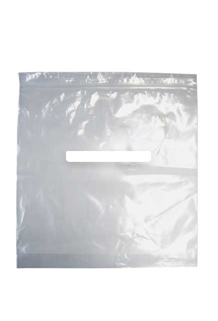 White Printed Bag with zipper #EC300469200