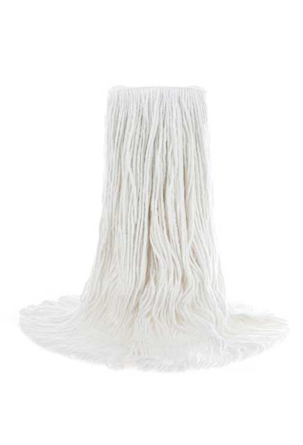 Multimate, Rayon Wet Mop, Narrow Band, Looped-end, White #AG001768000