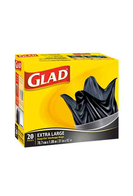 Sacs ordures 31 X 42 121 L Glad CL007051200 Montr al