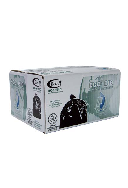 26" x 36" Clear Garbage Bags Strong Oxo-Biodegradable #GO033331TRA