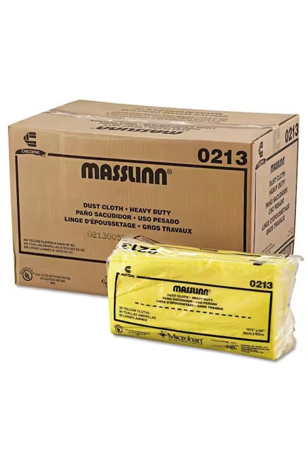 Masslinn Yellow Heavy Duty Dust Cloths #EM103268000