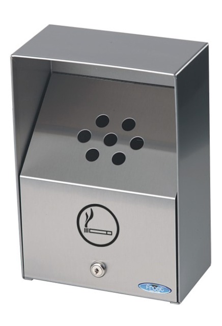 909 Wall Mounted Stainless Steel Ashtray 2.3 Gal #FR000909000