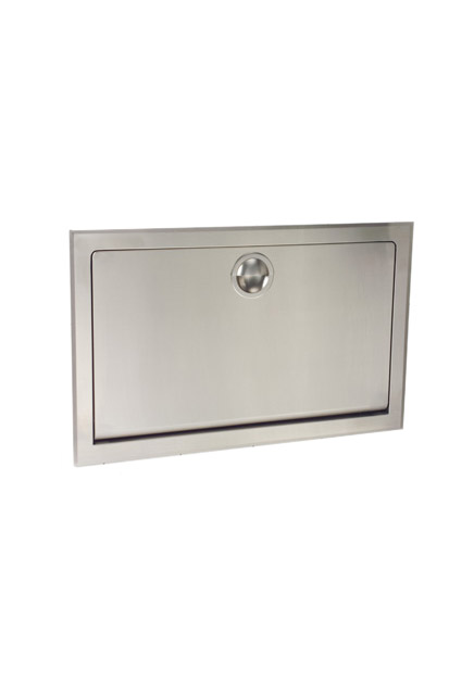 Stainless Steel Horizontal Built-in Baby Changing Station Bobrick KB110-SSRE #BOKB110SSRE