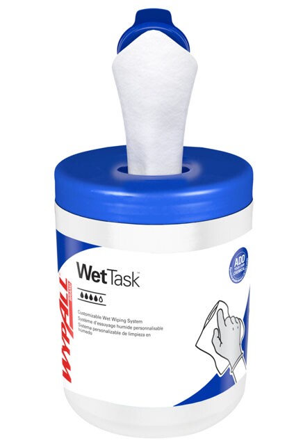 WETTASK Dry Wipes for Bleach Disinfectants #KC077320000