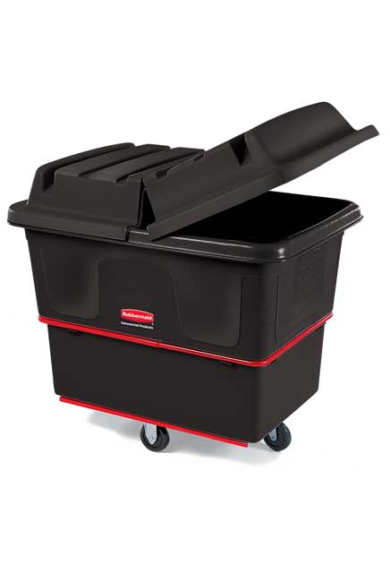 Chariot de buanderie cubique robuste 8 pieds cubes Rubbermaid 4708 #RB004708NOI